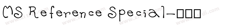 MS Reference Special字体转换